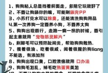 揭秘狗狗身上的冷知识（探秘汪星人的神奇之处，惊喜不断！）