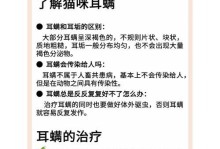小猫为什么会得耳螨？（了解小猫耳螨的成因及如何预防治疗）